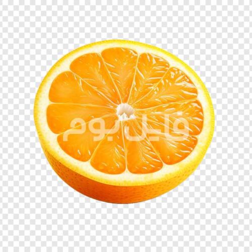 تصویر بدون پس زمینه پرتقال برش خورده – کد 235